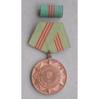 Medal for faithful service in the armed institutions of the MdI, bronze / Level III 143a, Level III, different Ribbon Colours