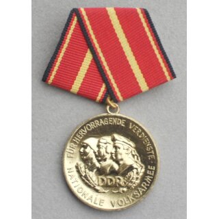 Merit Medal of the NVA, gold 145i, 1987-90, Medal only