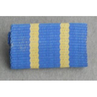 Medal for faithful Service in the German Postal Service, silver Ribbon Bar, with plastic cover, ready to wear