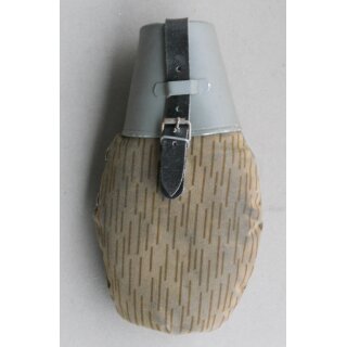 Canteen, Plastic, Rain Camo Type 3, used, black