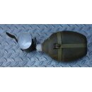 Feldflasche, Kunststoff, UTV, oliv unbenutzt, mit Label, Lasche, violett