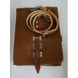 NVA Map Case, Officers old Style, Leather Straps, unused