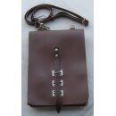 NVA Map Case, Officers old Style, Leather Straps, unused