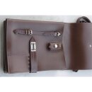 NVA Map Case, Officers old Style, Leather Straps, unused