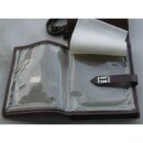 NVA Map Case, Officers old Style, Leather Straps, unused