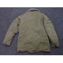 Felddienstjacke Winter, Strichtarn, verdeckte Kn&ouml;pfe m48, getragen mit Pelzkragen, Offizier