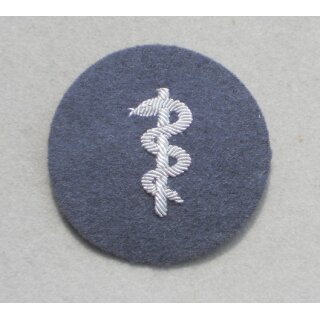 Career Badge (Laufbahnabzeichen) for Medical Service D 5cm, blue-grey, Air Force, Officer, handmade