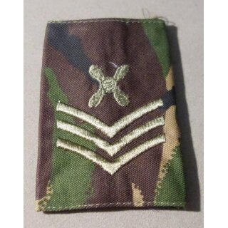 Rankslide, RAF, DPM embroidered, new Style Chief Technician
