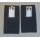 Rank Slides, Royal Navy, black Midshipman, NSN 8455-99-132-3822, new, with Snap Fasteners