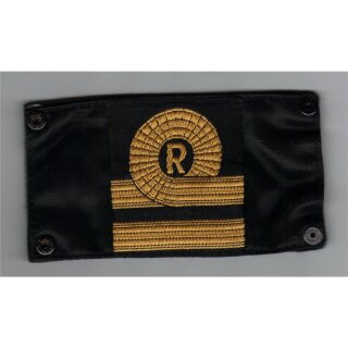 Aufschiebeschlaufen, schwarz, Royal Navy Reserve Vice Admiral