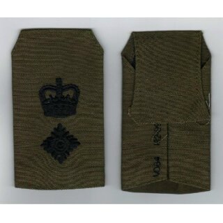 RM Aufschiebeschlaufe, oliv, Royal Marines Lieutenant Colonel, single, NSN 8455-99-132-9931