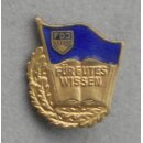 Abzeichen "F&uuml;r gutes Wissen", 3.Typ, gold f