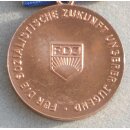Arthur-Becker-Medaille der FDJ, bronze 13b, 1972 -~1980, Bandspange mit gro&szlig;er Auflage