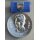 Arthur-Becker-Medaille der FDJ, silber 12d, 1985-89, Eisen vernickelt, mit Interimspange