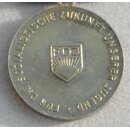 Arthur-Becker-Medal of the FDJ, gold 12b, 1972 -~1980, Ribbon Bar with large Attachment