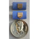 Arthur-Becker-Medal of the FDJ, gold 12d, 1985-89, Iron,...