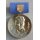 Arthur-Becker-Medal of the FDJ, gold 12d, 1985-89, Iron, Brass plated, with Ribbon Bar