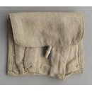 Handgranatentasche, 3-teilig Typ3, sehr gut, WK2, Stempel ausgewaschen, wei&szlig;er Verschluss