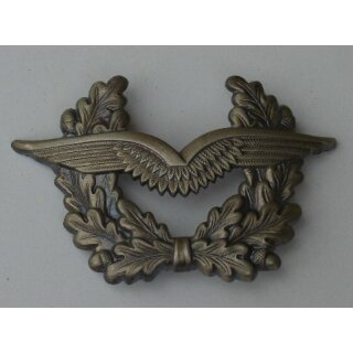 Cap Badge Air Force Machine embroidered, new