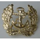 Cap Badge Navy Metal, new, shiny
