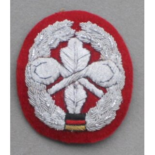 Beret Badge NBC Defense Troops Handmade, used, with Flag
