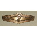 Diving Medical Assistance Staff Activity Badge Silver, Metal