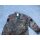 Feldbluse, Flecktarn, gebraucht mit Abzeichen #1, Typ3, Gr. 7, Personal im Stabsdienst Lw, schwarz