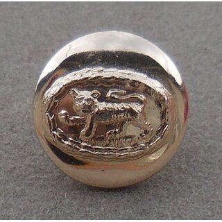 4th Royal Anglian Regiment Buttons Anodised/Brass, QEC, 30L - 19mm, used