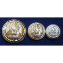 The Royal Scots Greys Buttons All Anodized, QEC, 22L -...