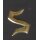 Attachment for Shoulderboards, Officers Candidate gold, Navy