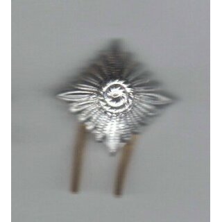 Attachment for Shoulder Board, Rank Star 12mm silver, Aluminium, enlisted