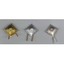 Rangstern 12mm, Schulterklappenauflage gold, Offiziere