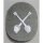 Career Insignia Kampfgruppen Ordnance, crossed Cannons