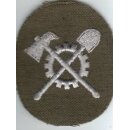 Career Insignia Kampfgruppen Engineers, Gear with crossed...