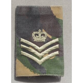 DPM woodland, Aufschiebeschlaufe, alte Art Staff Sergeant