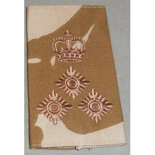 Rank Slide, DPM desert Brigadier, NSN 8455-99-132-1407