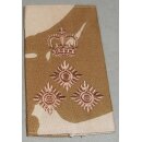 Rank Slide, DPM desert Brigadier, NSN 8455-99-132-1407