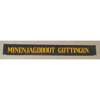 Mine Hunter Boats, Navy Cap Tally Goettingen