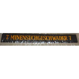 Minensuchboot M&uuml;tzenband Minensuchgeschwader 7, bis 1996, gro&szlig;e Schrift