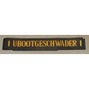 Submarines, Navy Cap Tally 1st Submarine Fleet, medium writing
