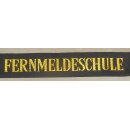 Schulen M&uuml;tzenband Fernmeldeschule, kleine Schrift