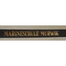 Schools, Navy Cap Tally Naval School Muerwik, Brass Wire