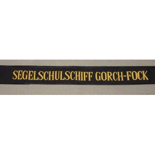 Schulschiff M&uuml;tzenband Segelschulschiff Gorch-Fock