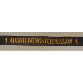Ausbildungs-/Lehreinheiten M&uuml;tzenband Ausbildungsbataillon 4