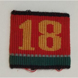 Schlaufen Ord. 1949, 18 Festungsabteilung 1. Kompanie, gr&uuml;n