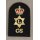 Logistcs Personnel Ratings Badge Blue, 1 Crown 1 Star, small
