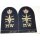 Mine Warfare Ratings Badge Lurex, 1 Crown, small, Chief Patty Officer, NSN 8455-99-978-9455, Pair