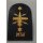 Mine Warfare Ratings Badge Lurex, 1 Crown, small, Chief Patty Officer, NSN 8455-99-978-9455, Pair