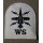 WS Warfare Specialist Ratings Badge  Tropical, Basic Rate, large, NSN 8455-99-417-9367