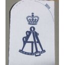 Surveying Recorder Ratings Badge White, 1 Crown, large
